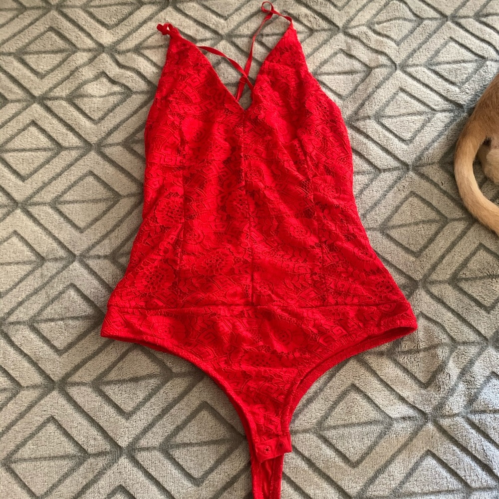 Body suit red